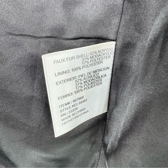 Vintage Y2K Kristen Blake Faux Fur Leopard Vest Large‎ - Picture 6 of 7